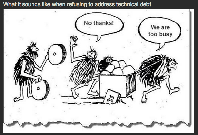 Cavemen in Technical Debt